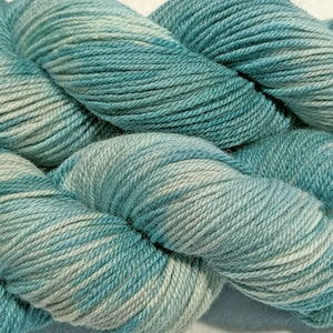 Hand Dyed Yarn - Peruvian Merino Wool/Tussah Silk - 85/15 - 3 ply - 100 grams - Approx 358 yards