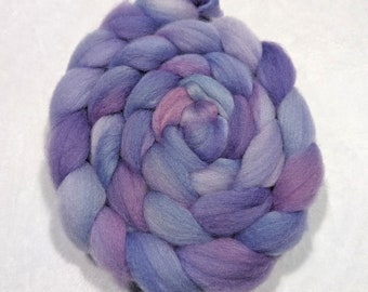 Hand Dyed BFL Top - 4 Ounces - felting fiber - spinning fiber - Roving