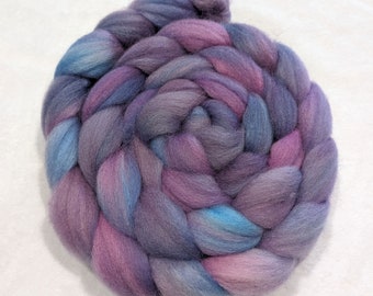 Hand Dyed Falkland Top  -  4 ounces - Roving - spinning fiber - felting fiber