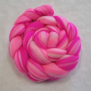 Multi-Colored Merino Combed Top - 100 grams - Bliss - Wool Spinning Roving Fiber