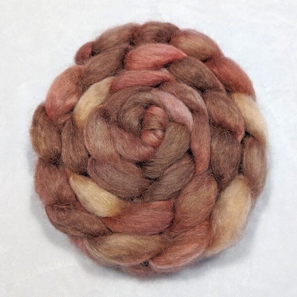 Wensleydale Top - 4 Ounces - Hand Dyed - Roving - Spinning and Felting Fiber