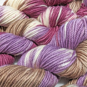 Hand Dyed Yarn - Paulina Skeins - SW Merino - 3 ply - 115 grams/4 ounces - Approximately 136 yards