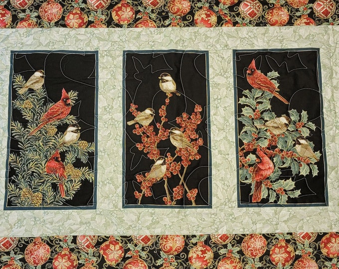 Yuletide Harmony Quilted Table Topper NCU0NTV134