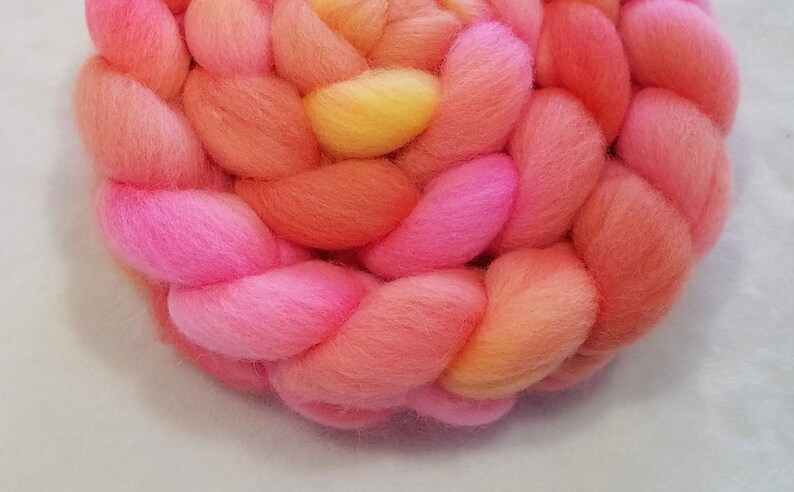 Hand Dyed Falkland Top 4 ounces