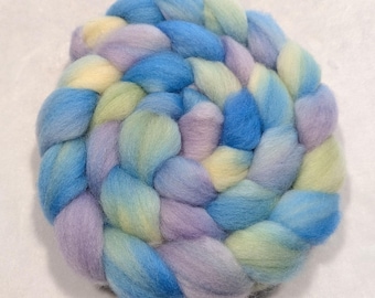 Hand Dyed BFL Top - 4 Ounces - felting fiber - spinning fiber - Roving