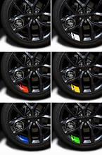 thumbnail image 2 of 6x Glossy Reflective Car Wheel Rim Vinyl Decal Strips – Universal 16-21 Inch, Graphic Sticker Accessories 2 of 6