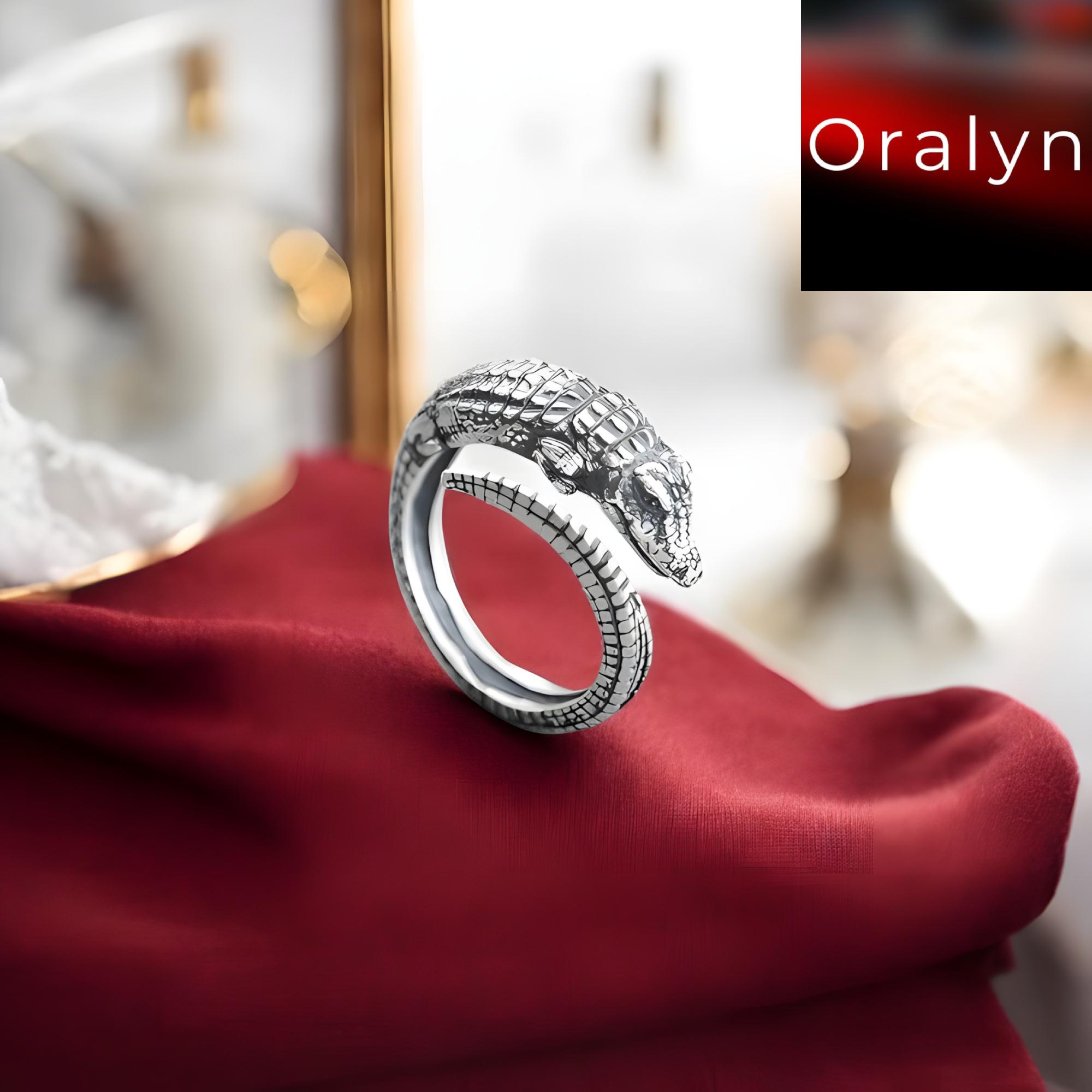 Crocodile ring - Etsy 日本