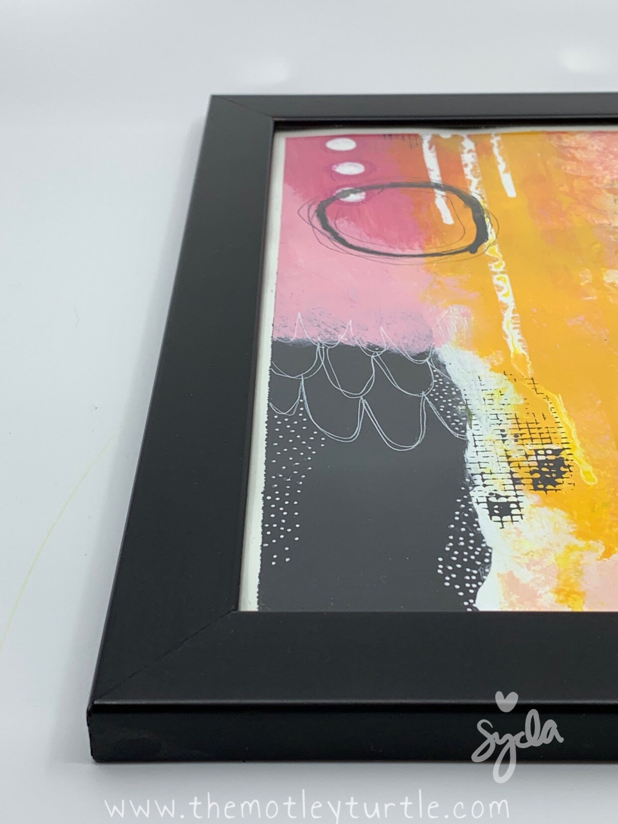 Happy World 9 X 12 on Paper Abstract Mixed - Etsy