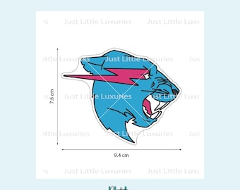 Wild Cat Logo Cutter and Fondant Stamp