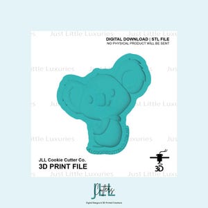 Koala Cookie Cutter and Stamp Set (DIGITAL DOWNLOAD)