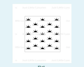 Half Suns | Birthday Pattern Debosser