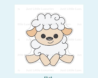 Lamb (2) Cookie Cutter and Fondant Stamp