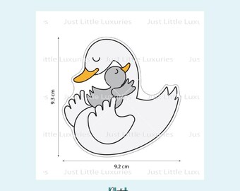 Parents Love - Swan Cookie Cutter and Fondant Stamp