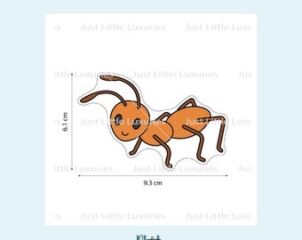 Ant Cookie Cutter and Fondant Stamp