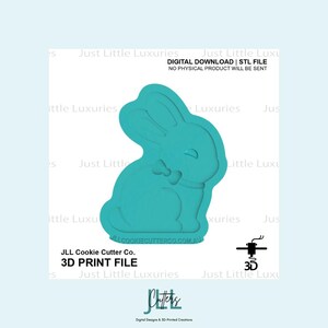 Choc Bunny Bitten Butt Cookie Cutter and Stamp Set (DIGITAL DOWNLOAD)
