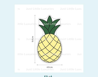 Pineapple Cutter and Fondant Stamp