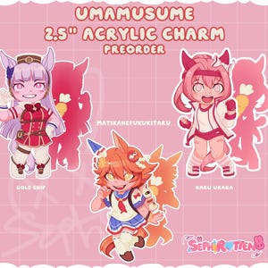 Umamusume 2.5&quot; Acrylic Charms/Keychains
