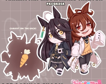 Agnes Tachyon x Manhattan Cafe Duo-sleutelhanger | Umamusume acryl bedel