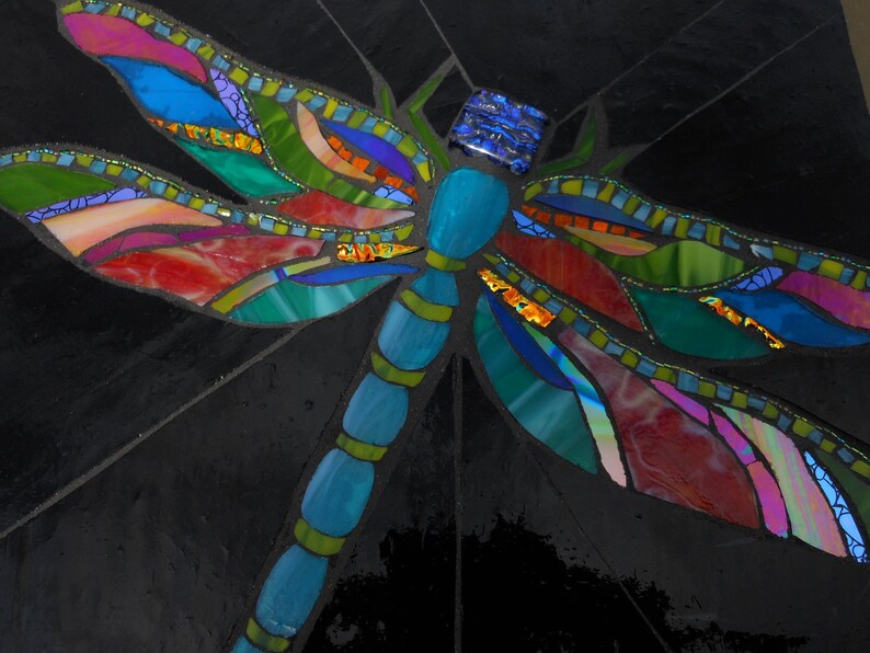 Dragonfly mosaic Etsy