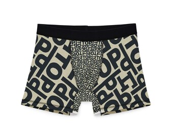 Trendy Men's Boxers, Stylish Underwear for Him, Fun Patterned Boxers, Unique Gift for Men, Comfortable Everyday Wear