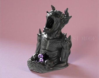 Inferno Goblin Dice Tower, Dungeons and Dragons Accessory, Ideal DND, Gothic Goblin Dice Roller & Gift, Warhammer Fantasy Gaming, Gift