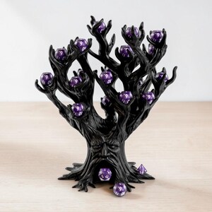 Fantasy Dice Tower – Dark Tree Dice Tower for DND, Shadow Forest Dice Guardian, Storage, Holder, Roller, Tabletop RPG Accessory, Gift bild 3