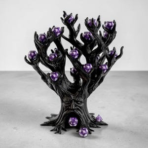 Fantasy Dice Tower – Dark Tree Dice Tower for DND, Shadow Forest Dice Guardian, Storage, Holder, Roller, Tabletop RPG Accessory, Gift bild 4
