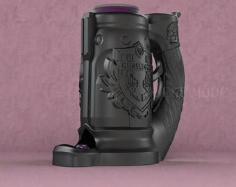 Gunslinger Dice Tower Mug, DND Dice Tower Mug, Dice Roller Mug, Dungeon Master Gift, Western Dice Tower, Tabletop RPG Dice Holder