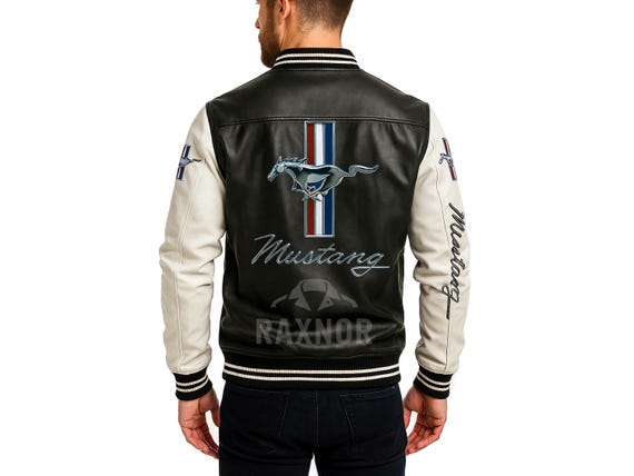 Handmade Mustang Leather Jacket – Men