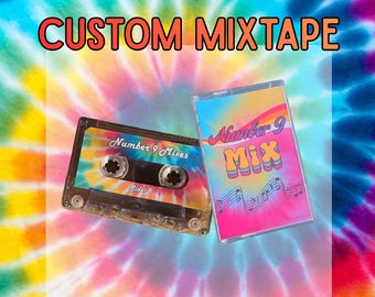 Custom Cassette Tape Mixtape: Personalized Retro Tape