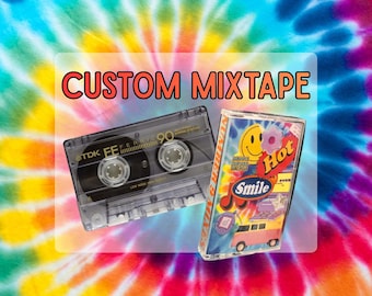 Custom Cassette Tape Mixtape: Personalized Retro Tape