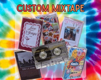 Mixtape de casetes personalizados: Cinta retro personalizada