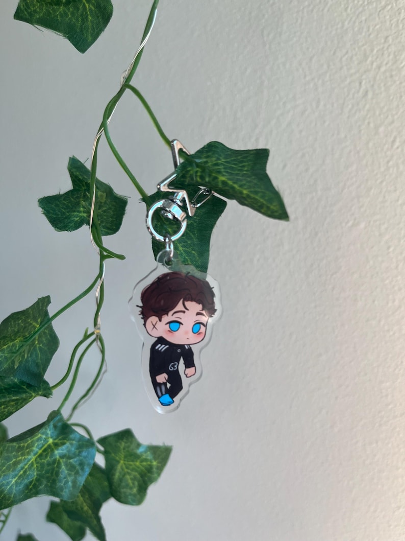 Acrylic Formula 1 Chibi Keychains | F1 keychains by l4ncc | Oscar Piastri, Lando Norris, Sainz, Verstappen George Russell