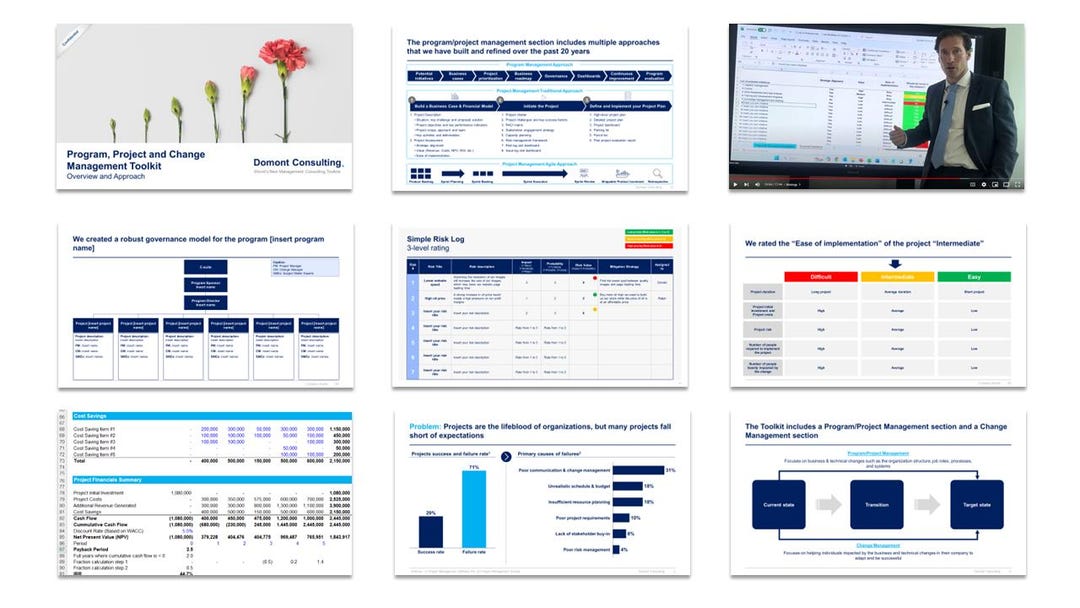Program, Project and Change Management Toolkit - Etsy