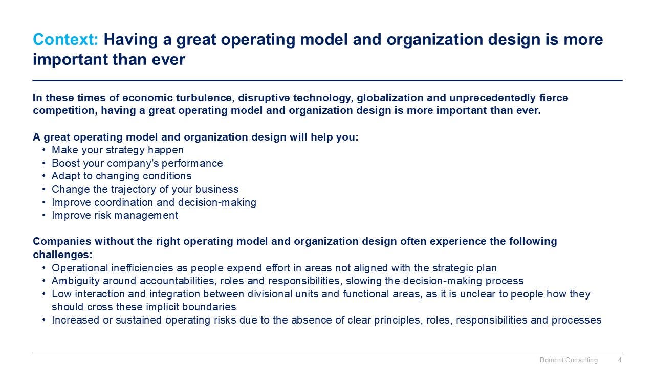 Operating Model and Organization Design Toolkit - Etsy