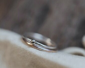 Jewelry Set Gold, Personalised Jewellery Sterling Silver, Boho Rings Set, Stacking Rings Set - Gift For Women
