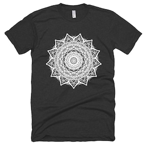Mandala T Shirt, Womens Clothing, Womens Tshirt, American Apparel Tshirt, Mandala Shirt, Mandala Top, Mandala Art
