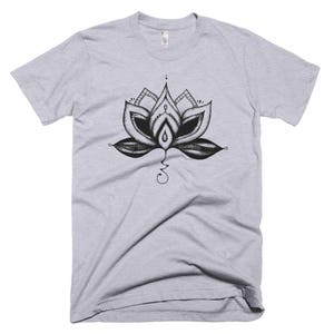 Lotus Flower T Shirt, Lotus Flower Clothing, Bohemian Clothing, Boho Clothing, Spiritual Clothing, T Shirts Women, Lotus Top Hippie Clothing