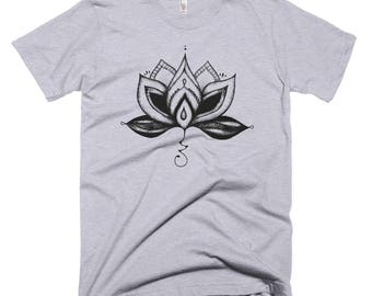 Lotus Flower T Shirt, Lotus Flower Clothing, Bohemian Clothing, Boho Clothing, Spiritual Clothing, T Shirts Women, Lotus Top Hippie Clothing