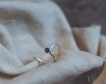 Recycled Silver Rings With Stones, Recycled Silver Jewelry, Minimalist Ring For Women - Gift For Her Friend