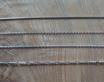 18” Sterling Silver Chain, Chain Necklace For Women - Necklace Chain Silver. Gift For Her