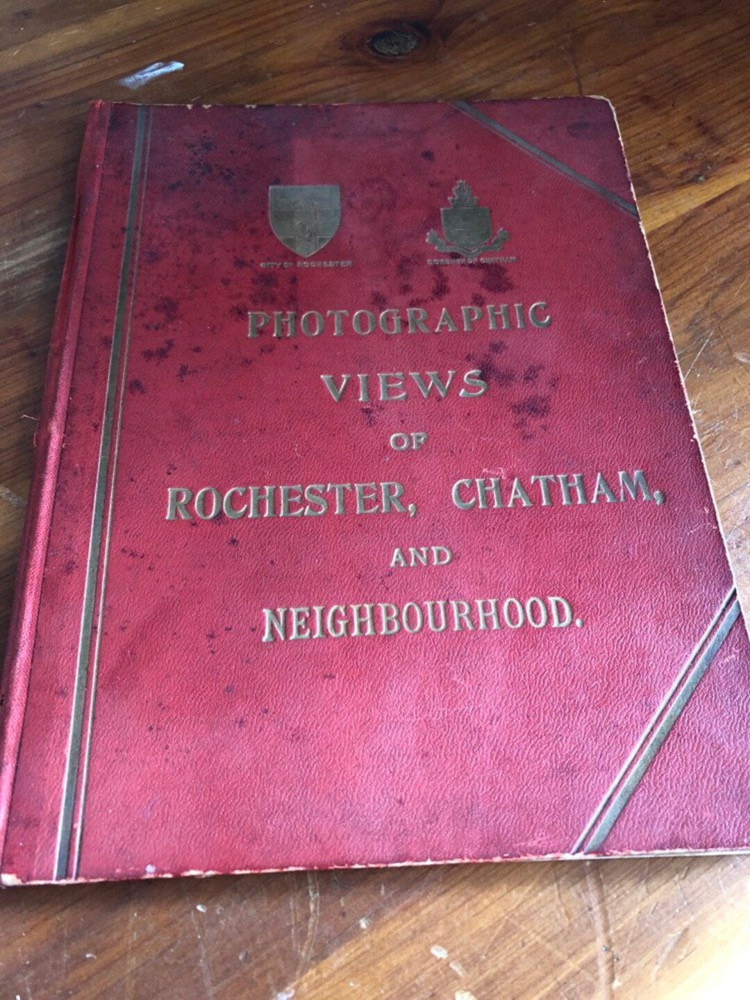 Vintage Souvenir Photo Book England Photographic Views of Rochester