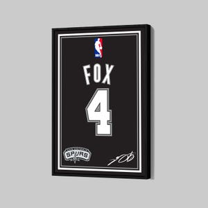 De&#39;Aaron Fox Poster Sacramento Kings Canvas NBA Wall Art Basketball Framed Canvas Print Sports Home Decor Q121 Birthday Gift