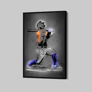 Jose Altuve Poster Houston Astros Canvas MLB Wall Art Baseball Sports Framed Canvas Print Home Decor Q158 Birthday Gift