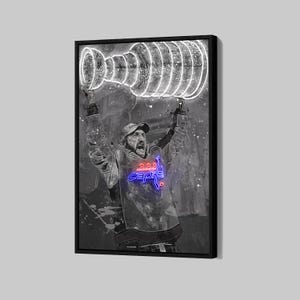 Alexander Ovechkin Poster Washington Capitals Canvas NHL Wall Art Hockey Sports Framed Canvas Print Home Decor Q110 Birthday Gift