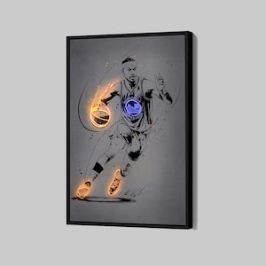 Jimmy Butler Poster Miami Heat Canvas NBA Wall Art Basketball Framed Canvas Print Sports Home Decor Q145 Birthday Gift