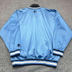 Kurtka wiatrówka Vintage North Carolina Tar Heels męska XL Starter Pullover zdjęcie 2