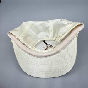 Vintage Air Jordan Flight Hat Men White Nike Jumpman Otto Strap Back Cap image 7