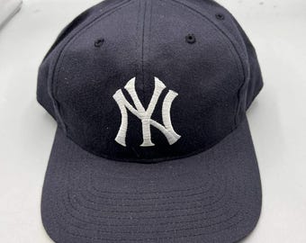 Vintage 90s New York Yankees Hat Pro One Cap Blue 1992 OS - Etsy
