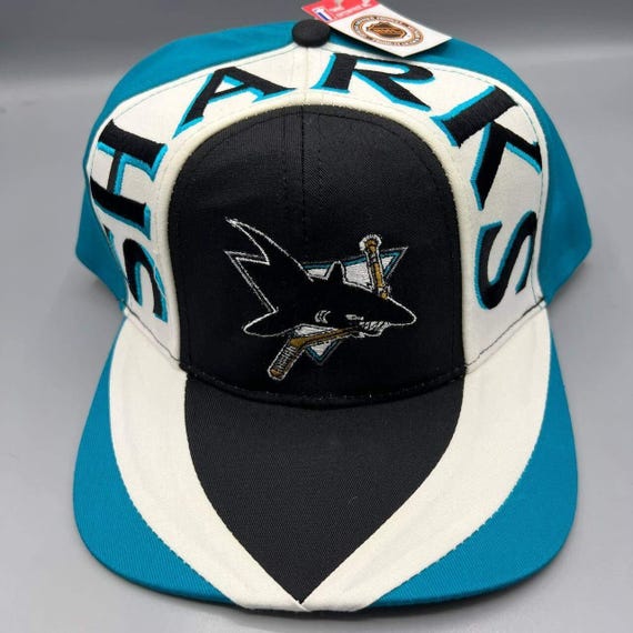 Vintage San Jose Sharks Hat Men Twins Enterprise NHL Snap Back Cap